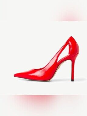 Michael Kors Classic Red Pointed-Toe Stiletto Pumps - Women